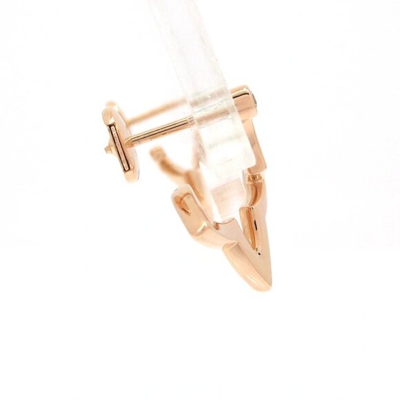 Auth LOUIS VUITTON Hoop Earrings Ombre Blossom Q06968 18K Rose Gold Diamond - Picture 5 of 8